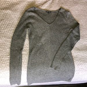 Grey Dynamite long-sleeve knit v-neck sweater
